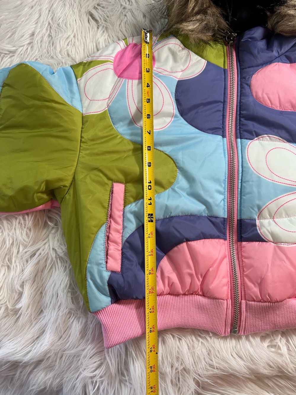 Dolls Kill • x Delia’s Show & Tell Colorful Floral Quilted Puffer Jacket - Picture 6 of 16